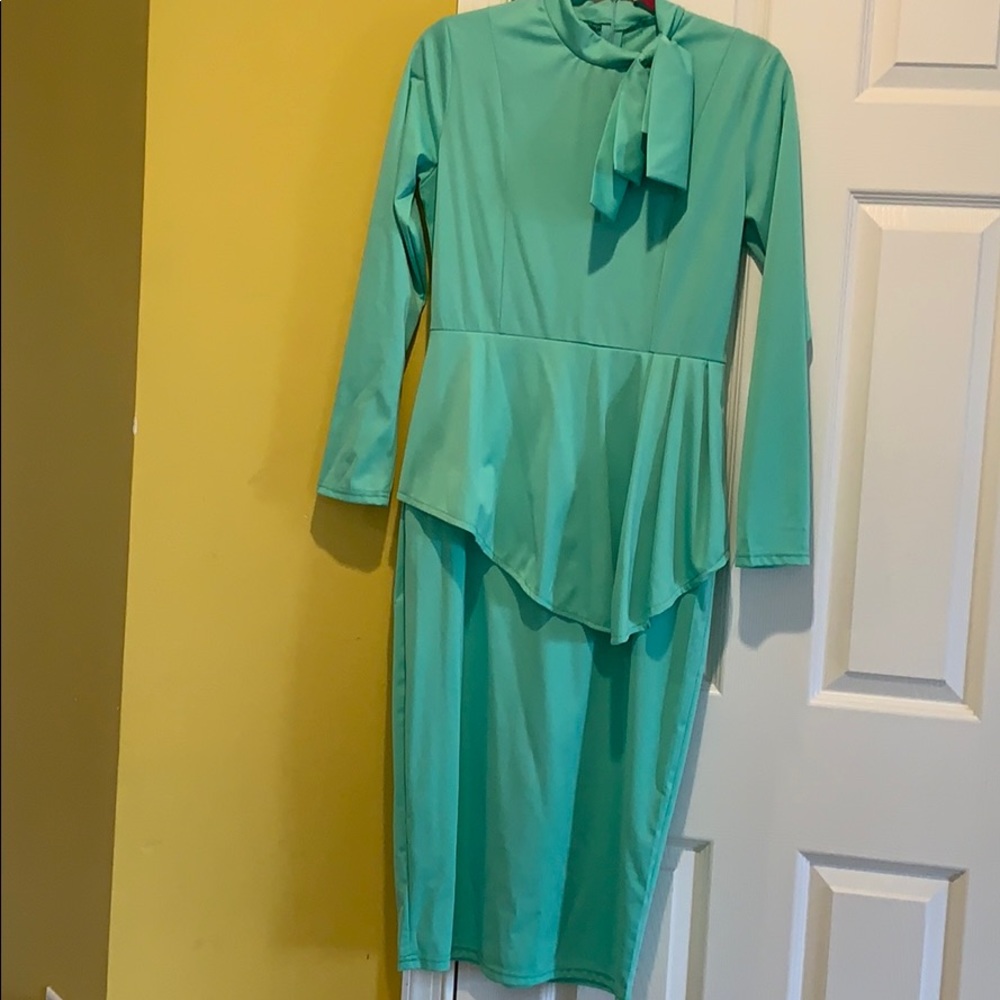 Aqua dress